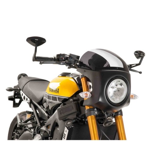 PUIG CUPOLINO SEMICARENATO TRIUMPH BONNEVILLE SPEEDMASTER 2018-2020 FUME SCURO-NERO