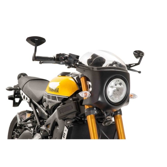 PUIG CUPOLINO SEMICARENATO TRIUMPH BONNEVILLE SPEEDMASTER 2018-2020 TRASPARENTE-NERO