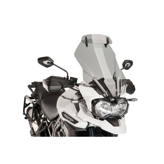 PUIG CUPOLINO TOURING -VISIERA TRIUMPH TIGER EXPLORER-XRT/XCX 2016-2017 FUME CHIARO