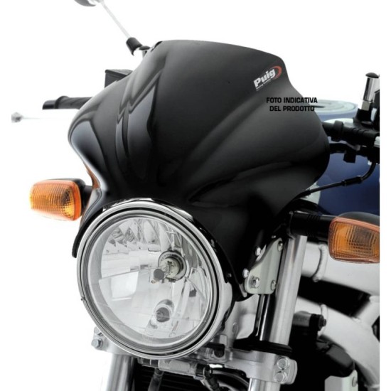 PUIG CUPOLINO UNIV. COCKPIT TRIUMPH BONNEVILLE T100 2005-2016 NERO