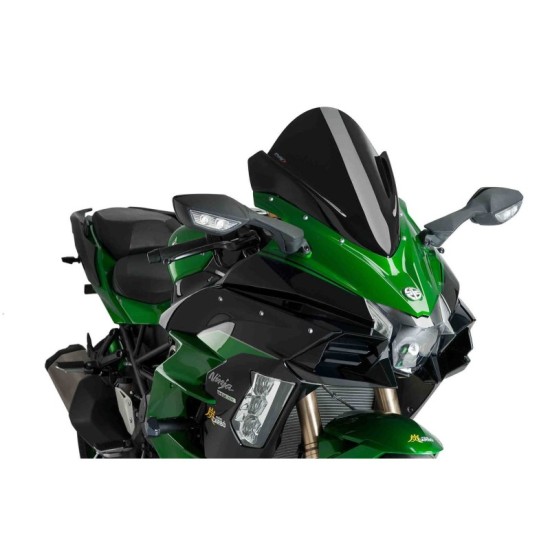 PUIG CUPOLINO Z-RACING KAWASAKI NINJA H2 SX 2018-2019 NERO