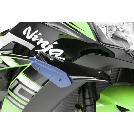 PUIG SPOILER DOWNFORCE SPORT KAWASAKI ZX-2010R 2011-2015 BLU