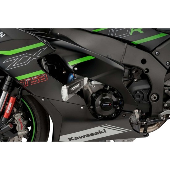 PUIG TAMPONI PARATELAIO MOD. PRO 2.0 KAWASAKI ZX-2010R 2011-2015 NERO