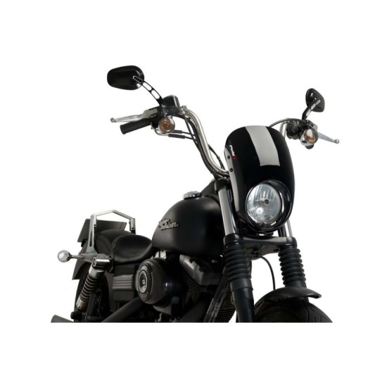 PUIG CUPOLINO SEMICARENATO ANARCHY HARLEY D. DYNA STREET BOB FXDB/I 2006-2017 NERO