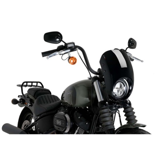 PUIG CUPOLINO SEMICARENATO ANARCHY HARLEY D. SOFTAIL STREET BOB FXBB 2021-2023 NERO