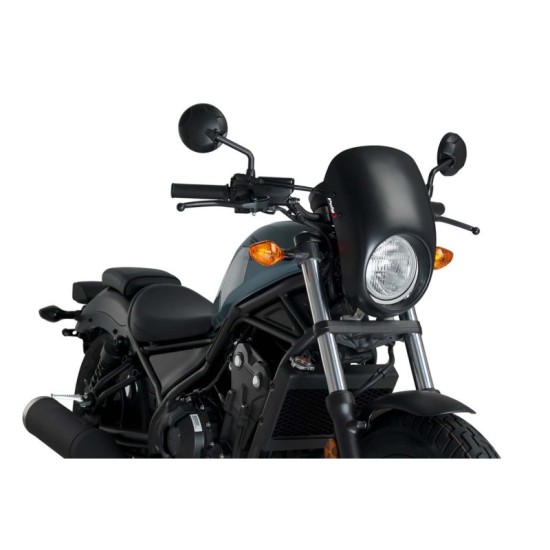 PUIG CUPOLINO SEMICARENATO ANARCHY HONDA CMX500 REBEL 2017-2019 NERO OPACO