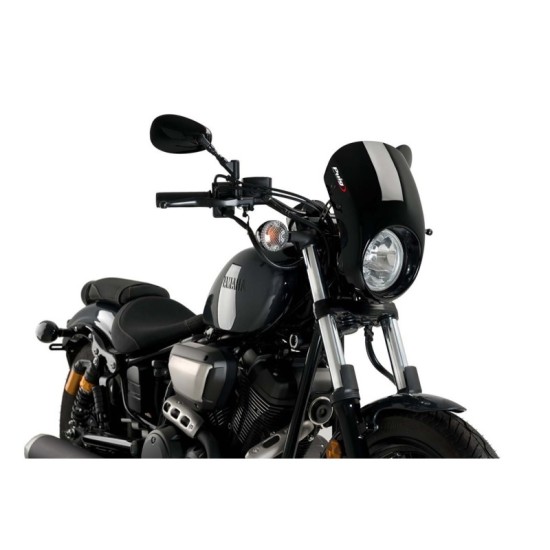 PUIG CUPOLINO SEMICARENATO ANARCHY YAMAHA XV950/R 2014-2021 NERO