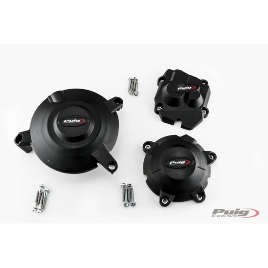 PUIG PROTEZIONE CARTER MOTORE KAWASAKI ZX-2010R 2021-2023 NERO