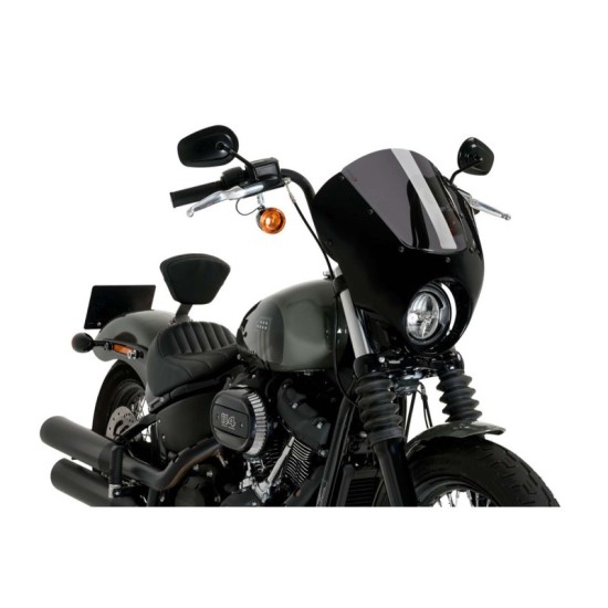 PUIG CUPOLINO SEMICARENATO DARK NIGHT HARLEY D. SOFTAIL STREET BOB FXBB 2021-2023 FUME SCURO