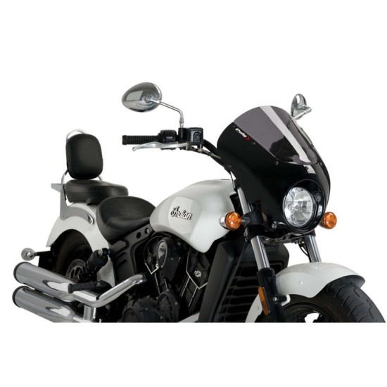 PUIG CUPOLINO SEMICARENATO DARK NIGHT INDIAN SCOUT 2015-2023 FUME SCURO