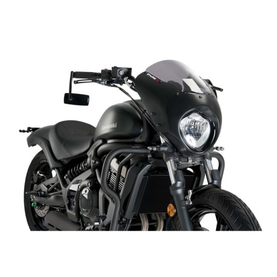 PUIG CUPOLINO SEMICARENATO DARK NIGHT KAWASAKI VULCAN S 2015-2023 FUME CHIARO