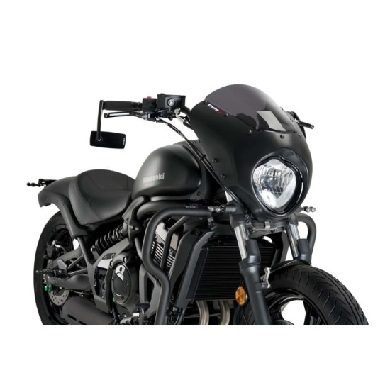 PUIG CUPOLINO SEMICARENATO DARK NIGHT KAWASAKI VULCAN S 2015-2023 FUME SCURO