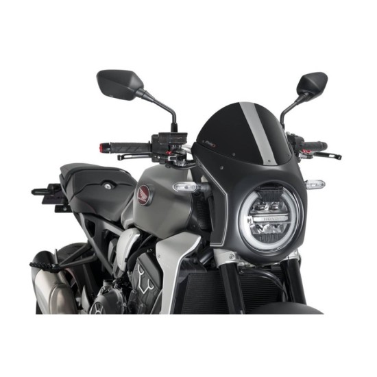 PUIG CUPOLINO SEMICARENATO HONDA CB1000R NEO SPORTS CAFE 2018-2020 NERO-NERO