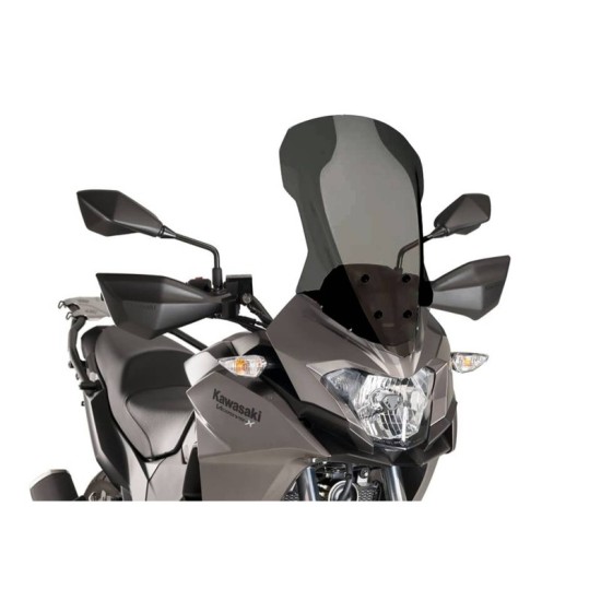 PUIG CUPOLINO TOURING KAWASAKI VERSYS-X 300 2017-2020 FUME SCURO