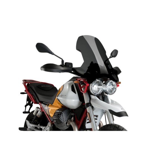 PUIG CUPOLINO TOURING MOTO GUZZI V85 EVOCATIVE GRAPHICS 2021-2023 FUME SCURO