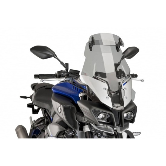 PUIG CUPOLINO TOURING PLUS-VISIERA YAMAHA MT-10 2016-2021 FUME CHIARO