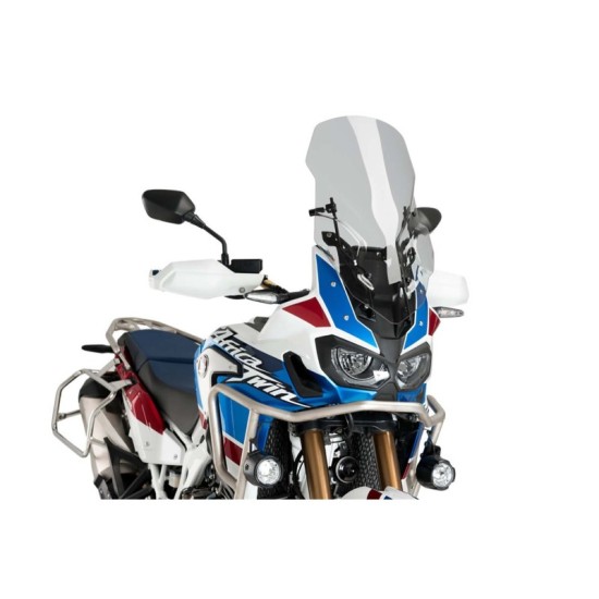 PUIG CUPOLINO TOURING REGOLABILE E M.E.M. HONDA CRF1000L AFRICA TWIN 2016-2019 FUME CHIARO