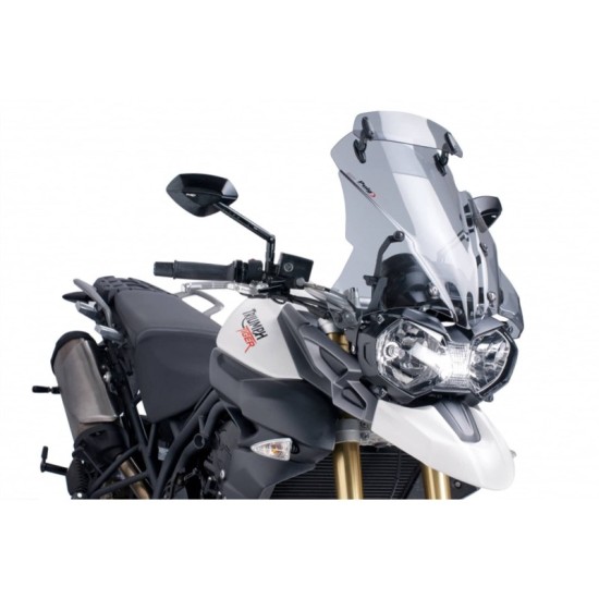 PUIG CUPOLINO TOURING -VISIERA TRIUMPH TIGER 800/XC 2011-2014 FUME CHIARO