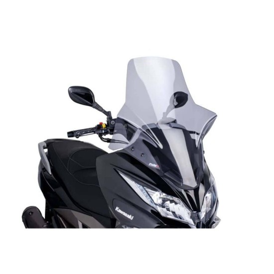 PUIG CUPOLINO V-TECH LINE TOURING KAWASAKI J125 2016-2021 FUME CHIARO