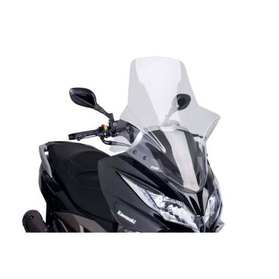 PUIG CUPOLINO V-TECH LINE TOURING KAWASAKI J125 2016-2021 TRASPARENTE