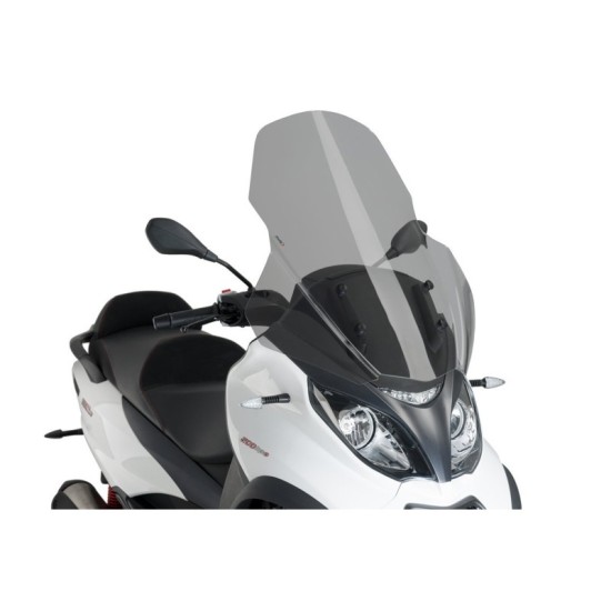 PUIG CUPOLINO V-TECH LINE TOURING PIAGGIO MP3 300 2018-2023 FUME CHIARO