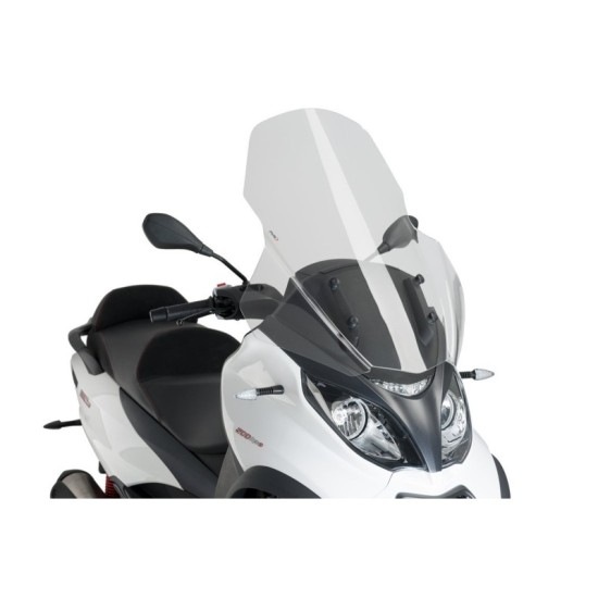 PUIG CUPOLINO V-TECH LINE TOURING PIAGGIO MP3 300 2018-2023 TRASPARENTE