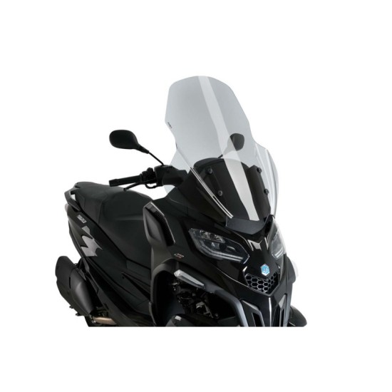 PUIG CUPOLINO V-TECH LINE TOURING PIAGGIO MP3 400 2022-2023 FUME CHIARO