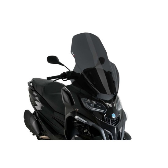 PUIG CUPOLINO V-TECH LINE TOURING PIAGGIO MP3 400 2022-2023 FUME SCURO