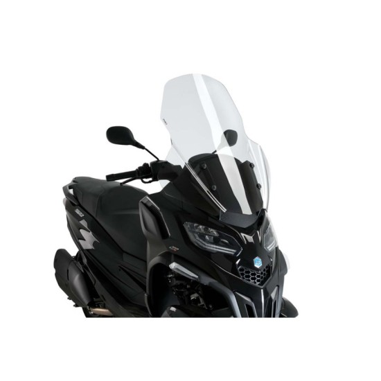 PUIG CUPOLINO V-TECH LINE TOURING PIAGGIO MP3 400 2022-2023 TRASPARENTE