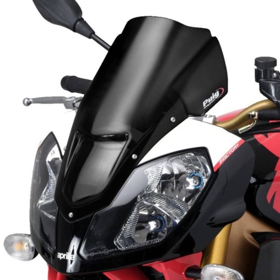 PUIG CUPOLINO Z-RACING APRILIA TUONO 1000R 2006-2010 NERO