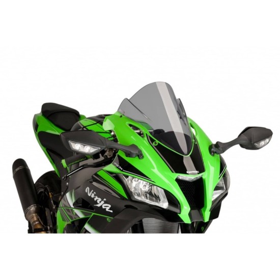 PUIG CUPOLINO Z-RACING KAWASAKI ZX-2010R 2016-2020 FUME CHIARO