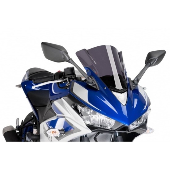 PUIG CUPOLINO Z-RACING YAMAHA YZF-R3 2015-2018 FUME SCURO