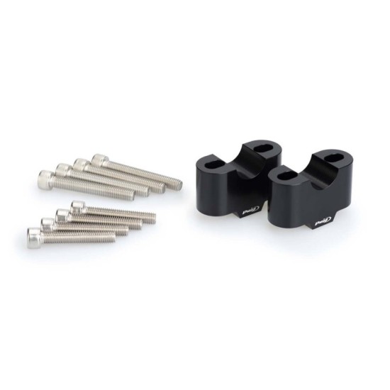 PUIG RISERS PER MANUBRI SUZUKI GSX-S125 2022-2023 NERO