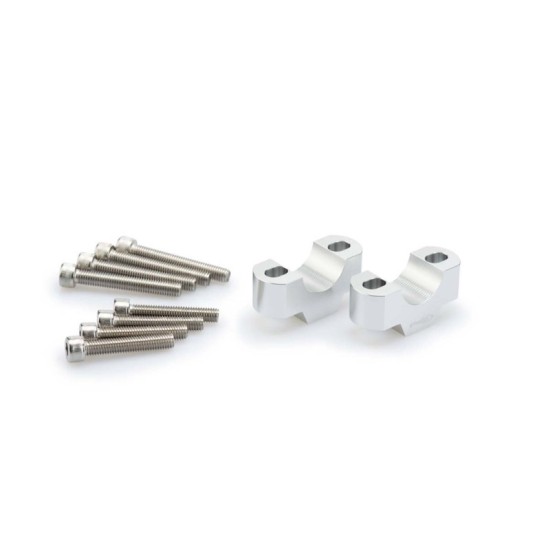 PUIG RISERS PER MANUBRI TRIUMPH TRIDENT 660 2021-2023 SILVER