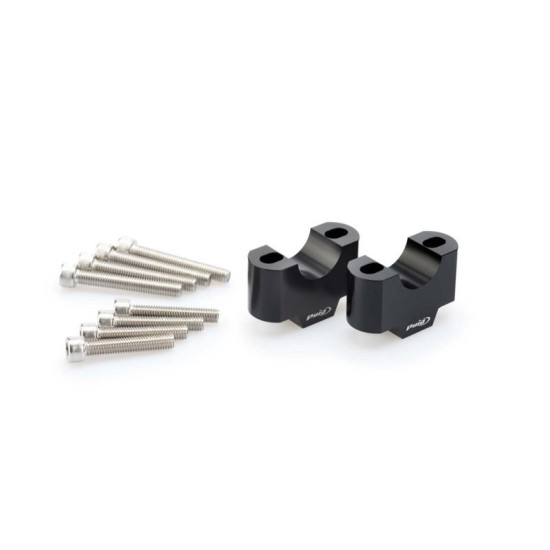 PUIG RISERS PER MANUBRI HONDA CB500 F 2021 NERO