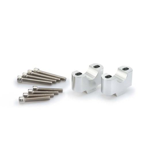 PUIG RISERS PER MANUBRI TRIUMPH TRIDENT 660 2021-2023 SILVER