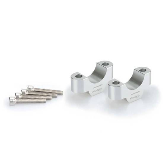 PUIG RISERS PER MANUBRI BMW R1200 GS 2013-2016 SILVER