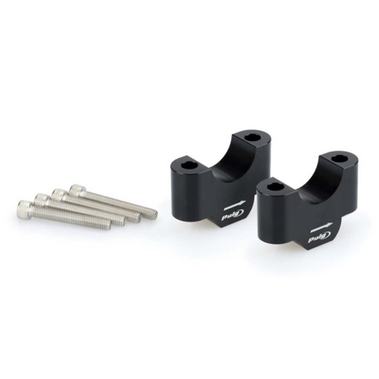 PUIG RISERS PER MANUBRI BMW R1200 GS 2013-2016 NERO