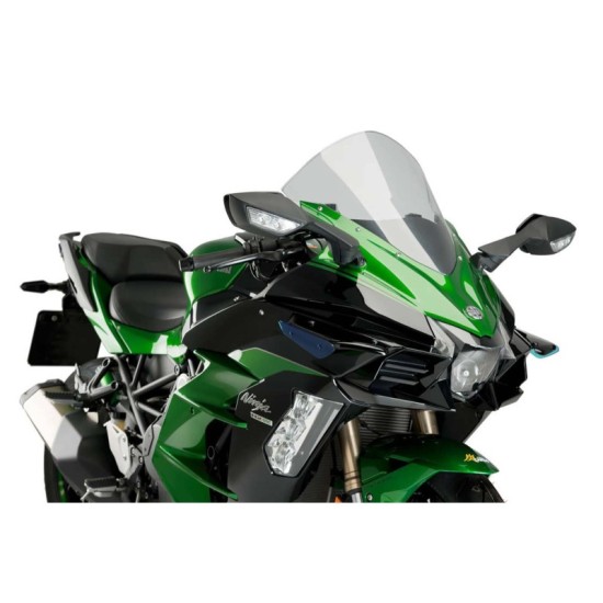 PUIG SPOILER DOWNFORCE SPORT KAWASAKI NINJA H2 SX 2018-2019 BLU