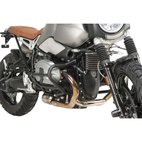 PUIG BARRE DI PROTEZIONE MOTORE BMW R NINE T SCRAMBLER 2021 NERO