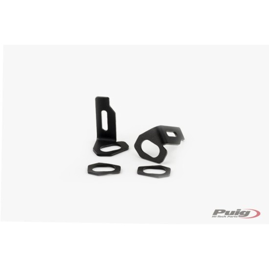 PUIG SUPPORTI FRECCE OEM PORTATARGA PUIG HONDA CB125R NEO SPORTS CAFE 2018-2023 NERO