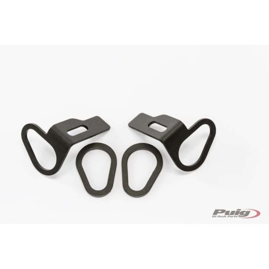 PUIG SUPPORTI FRECCE OEM PORTATARGA PUIG YAMAHA FAZER8 2013-2016 NERO