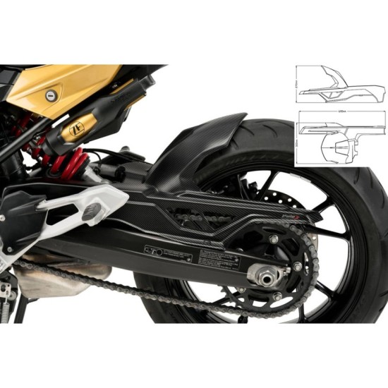 PUIG PARAFANGO POSTERIORE BMW F900 R 2020-2023 CARBON LOOK