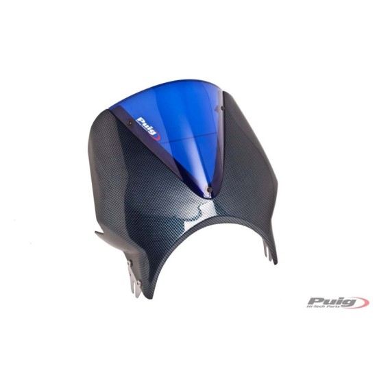 PUIG CUPOLINO UNIV. VISION KAWASAKI Z900 RS 2021-2023 CARBON-BLU