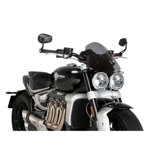 PUIG CUPOLINO NAKED N.G. TOURING TRIUMPH ROCKET 3R 2020-2023 FUME SCURO