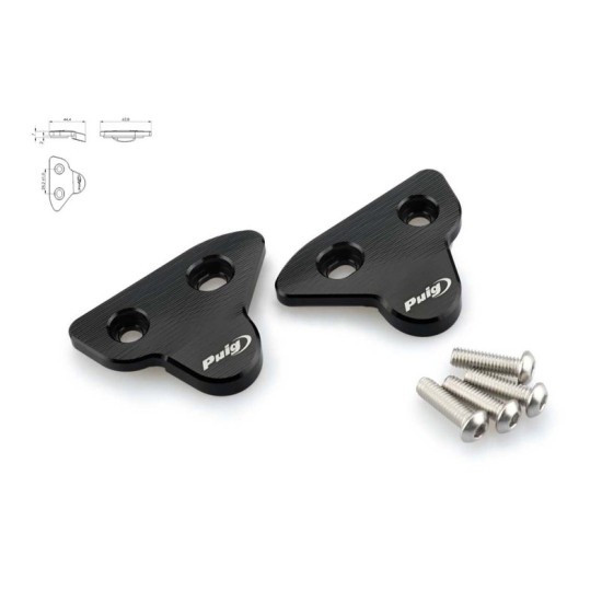 PUIG TAPPO FORO SPECCHIETTO YAMAHA YZF-R7 2022-2023 NERO