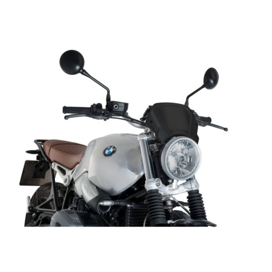 PUIG CARENATURA FRONTALE IN ALLUMINIO BMW R NINE T 2014-2016 NERO