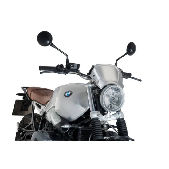 PUIG CARENATURA FRONTALE IN ALLUMINIO BMW R NINE T 2014-2016 SILVER