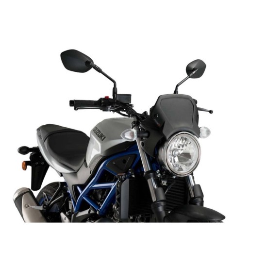 PUIG CARENATURA FRONTALE IN ALLUMINIO HYOSUNG AQUILA GV125S 2019-2020 NERO