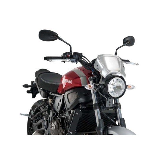 PUIG CARENATURA FRONTALE IN ALLUMINIO INDIAN FTR1200 S 2019-2023 SILVER